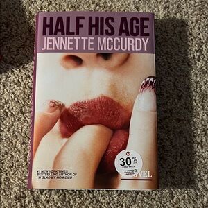 Half His Age by Jennette McCurdy - Pink & Red Hardcover Novel